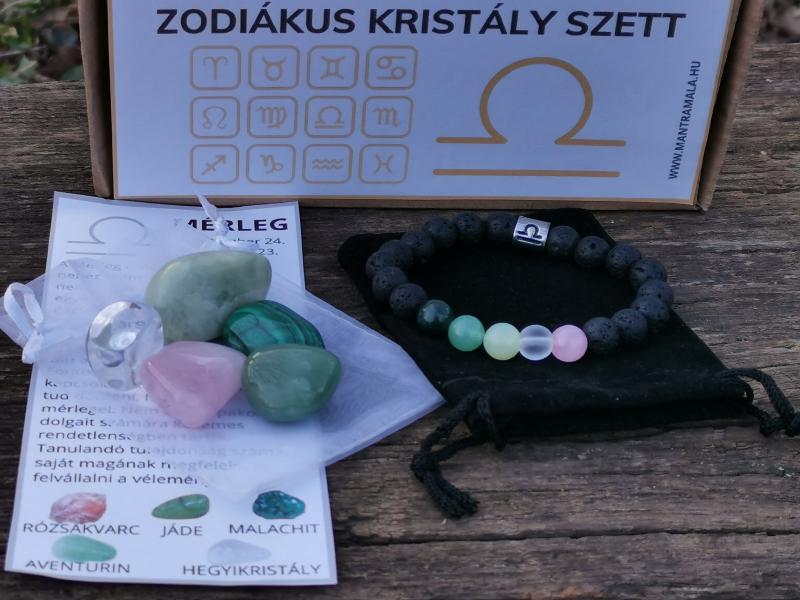 Zodiákus kristály szett- Mérleg