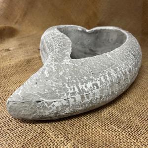 gipsz tál szív íves