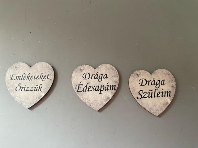 Fa dekor tábla  5 db/csomag