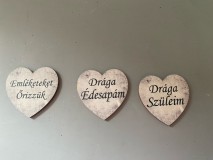 Fa dekor tábla  5 db/csomag