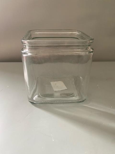 üveg kocka 12 cm