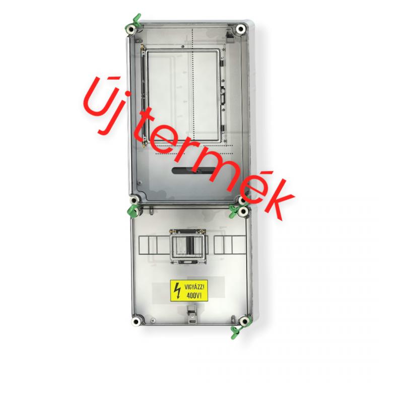 CSATÁRI PLAST PVT 3075 FM-SZ 1/3 fázisú villanyóra szekrény (nappali) 80A szabadvezetékes
