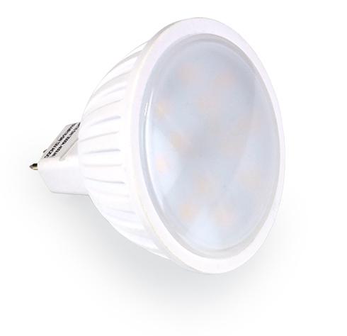 LED lámpa Gu-5.3 MR-16 12V 5W meleg fehér