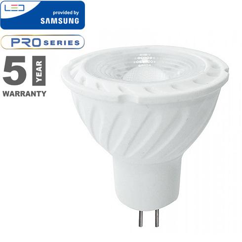 LED lámpa MR16-GU5.3 (6,5W/38°) Szpotlámpa - meleg fehér  PRO Samsung