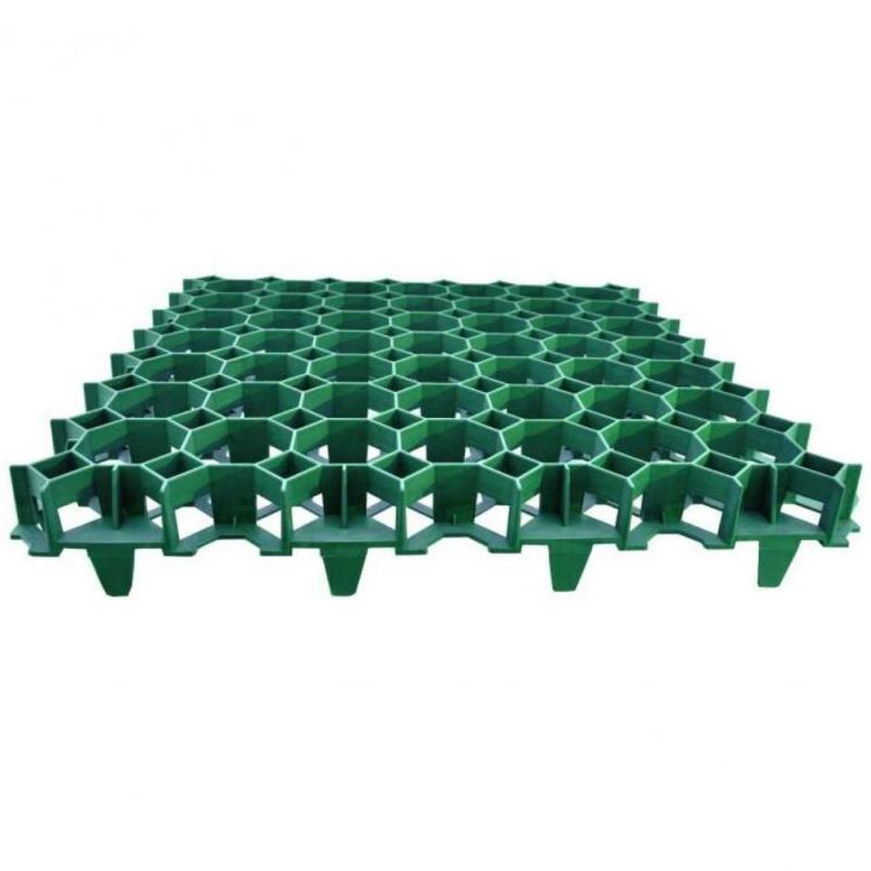 Műanyag gyeprács (50x50x3,9cm) zöld