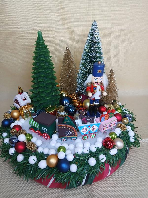 Asztaldísz karácsony 07