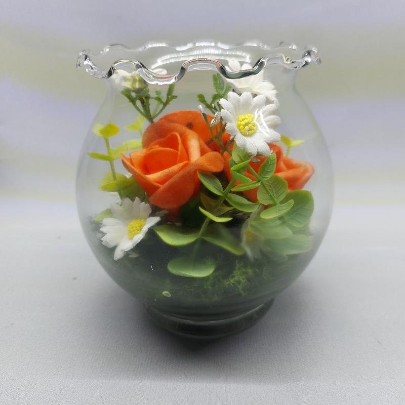 Asztaldísz virágos (váza) 01