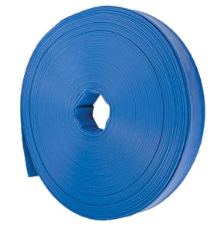 PVC flat tömlő 3,9 bar 104-es kék 100m/tek Rivulis
