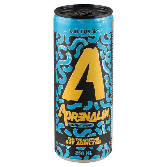 Adrenalin Power Drink kaktusz-kwi-guava koffeintartalmú szénsavas üdítőital 250 ml