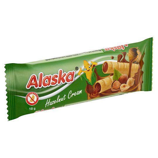 Alaska mogyoró ízű krémmel töltött kukoricarudacskák 18 g