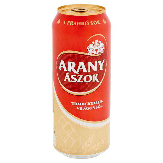 Arany Ászok világos sör 4,3% 0,5 l