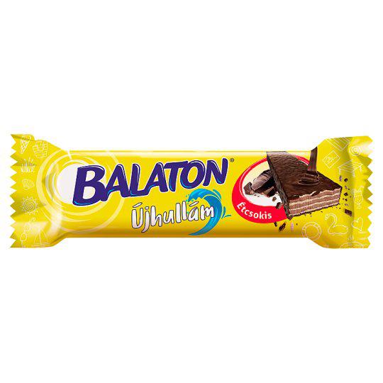 Balaton Újhullám étcsokoládéval mártott, kakaós krémmel töltött ostya 33 g