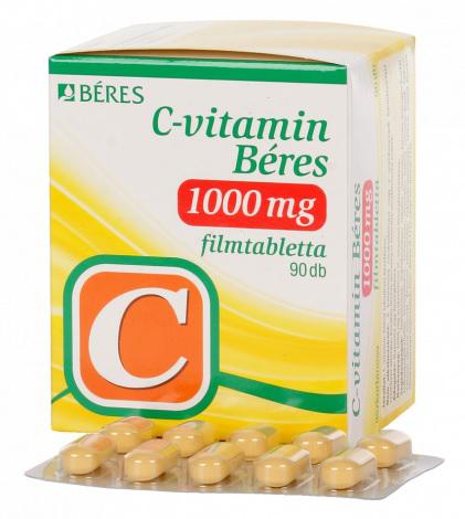 Béres C-vitamin 1000mg filmtabletta 90x
