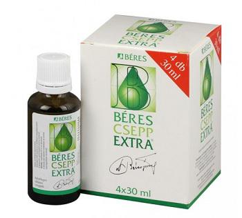 Béres Csepp Extra belsőleges oldatos cseppek 4x30ml