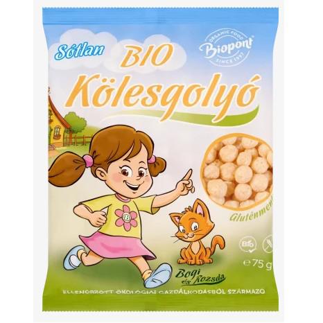 Bio extrudált natúr "BOGI" kölesgolyó, 75 g