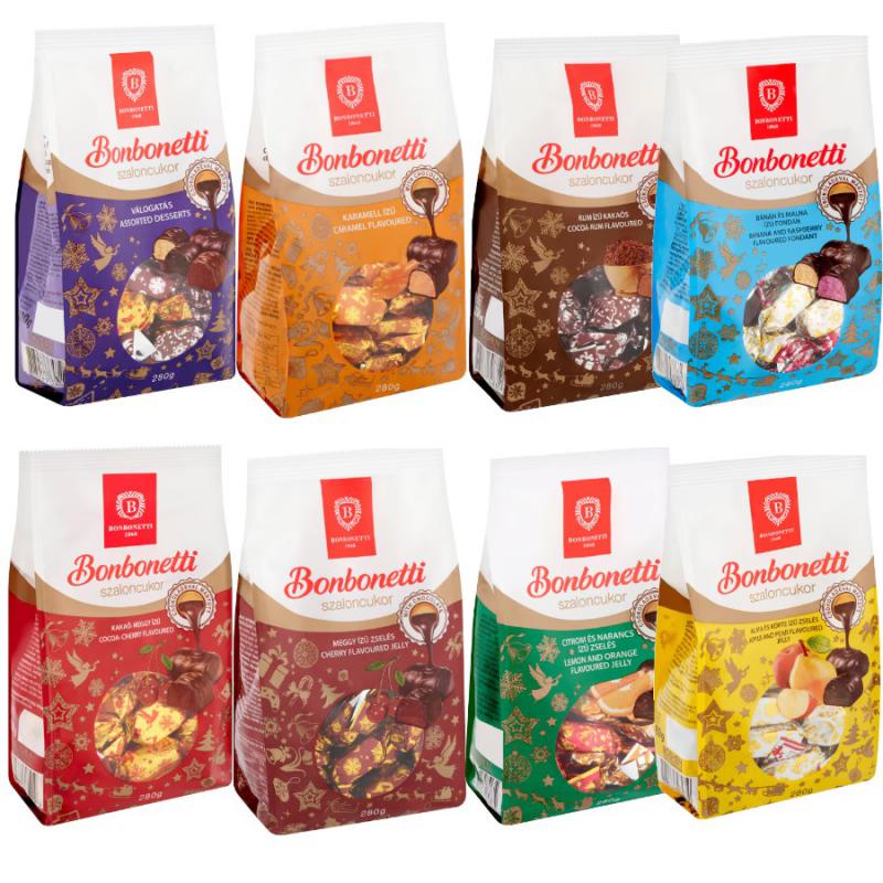 Bonbonetti szaloncukor 280 g "választható ízben"