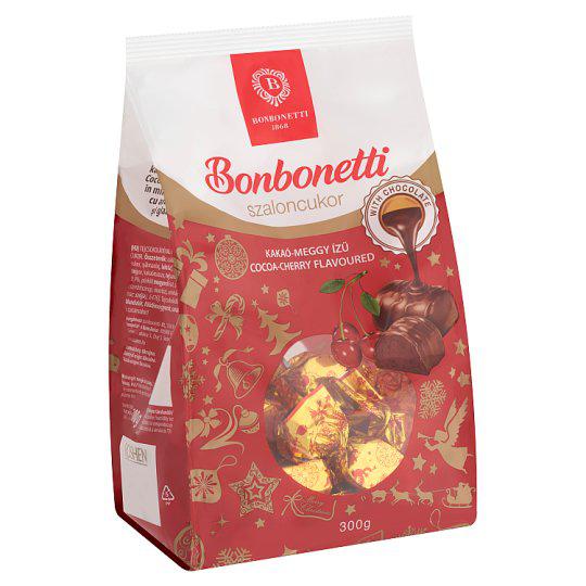 Bonbonetti tejcsokoládéval mártott kakaó-meggy ízű szaloncukor 300 g