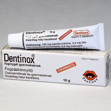 Dentinox fogínygél gyermekeknek (1x10g)