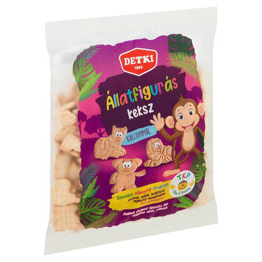 Detki állatfigurás háztartási keksz gyerekeknek kalciummal 160 g