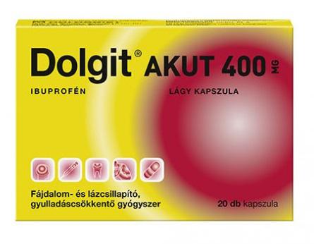 Dolgit Akut 400 mg lágy kapszula 20x