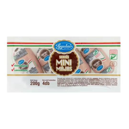 Gyulai mini sertés májas 4 db 200 g