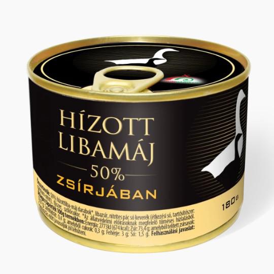 Hízott Libamáj zsírjában konzerv 180g