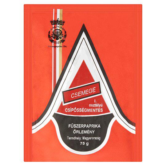 Kalocsai I. osztályú csípősségmentes csemege fűszerpaprika őrlemény 75 g