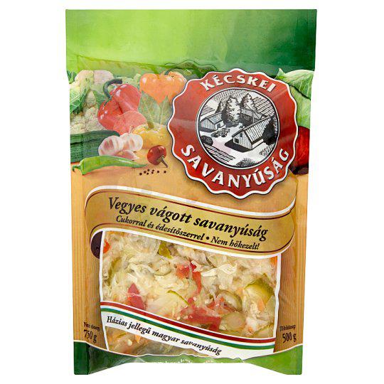 Kécskei Savanyúság vegyes vágott savanyúság 750 g