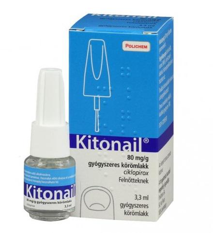 Kitonail 80mg/g gyógyszeres körömlakk 3,3ml