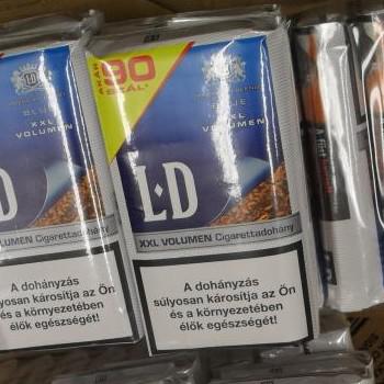 LD Blue 50g "Finomra vágott fogyasztási dohány"
