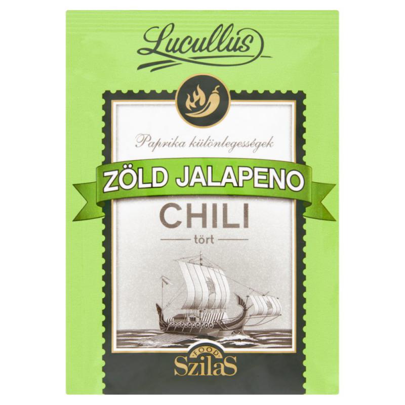 Lucullus Paprika Különlegességek tört zöld jalapeno chili 10 g