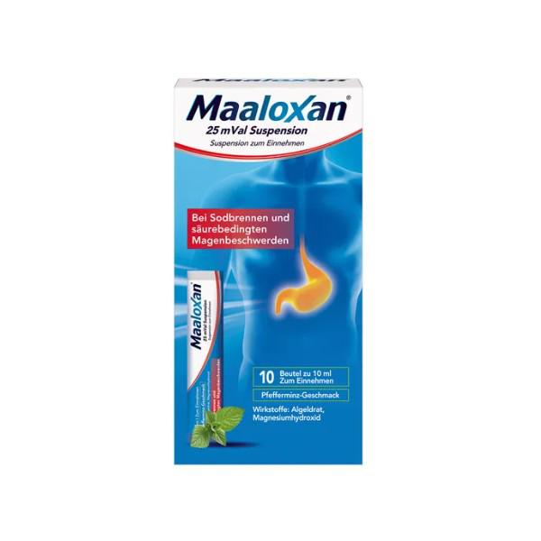 MAALOXAN® szuszpenzió gyomorégésre és gyomorfájdalomra 10x10ml