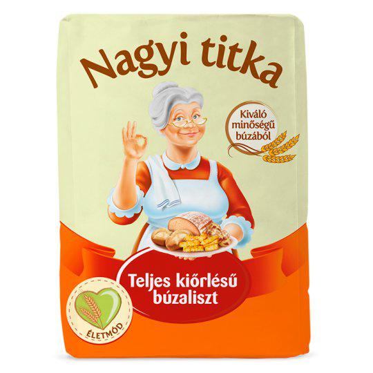 Nagyi titka teljes kiőrlésű búzaliszt 1 kg