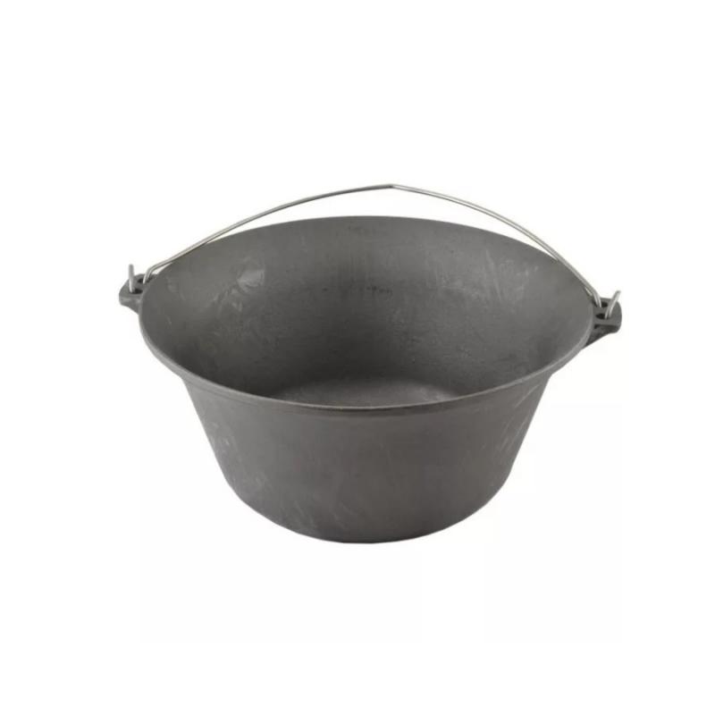 Öntöttvas bogrács 22 liter