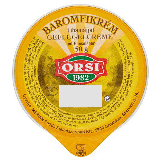Orsi baromfikrém libamájjal 50 g
