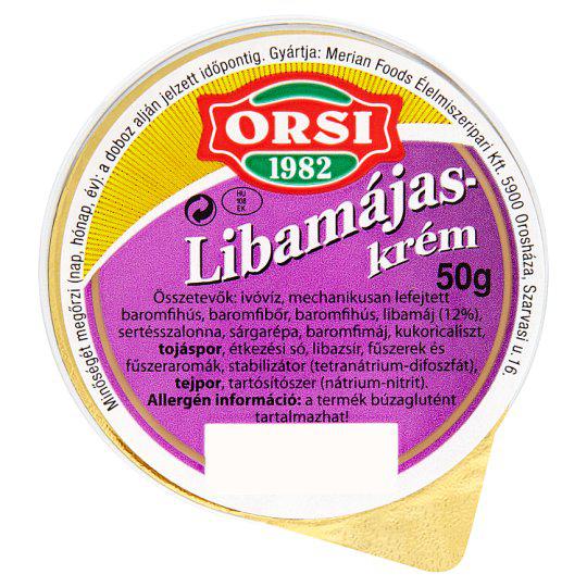 Orsi libamájaskrém 50 g