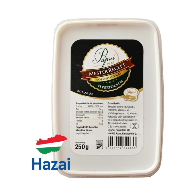 Pápai Mester Recept vöröshagymás tepertőkrém 250 g