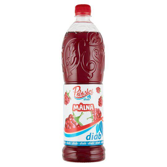 Pölöskei Diab málna ízű szörp édesítőszerekkel 1 l