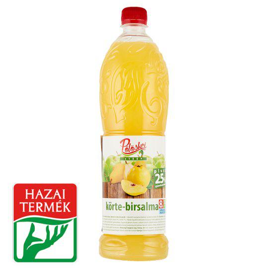 Pölöskei körte-birsalma ízű szörp, cukorral és édesítőszerrel 1 l