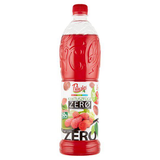 Pölöskei Zerø kaktuszfüge ízű szörp édesítőszerekkel 1 l