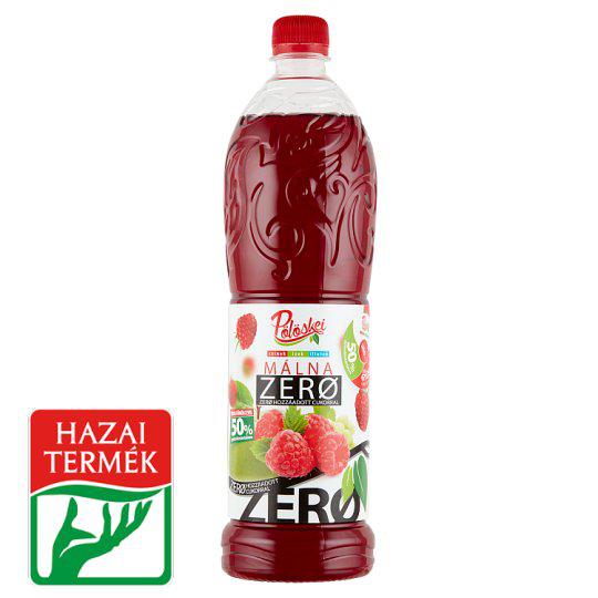 Pölöskei Zerø málna ízű szörp édesítőszerekkel 1 l