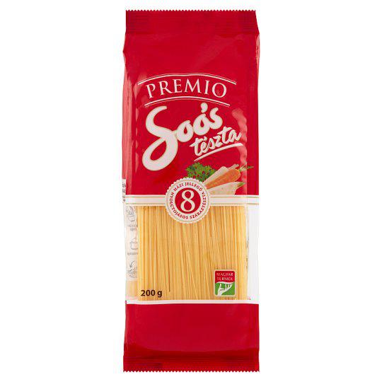Soós Premio cérnametélt házi jellegű 8 tojásos száraztészta 200 g