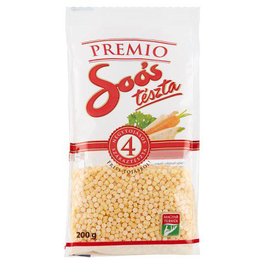 Soós Premio gépi tarhonya 4 tojásos száraztészta 200 g