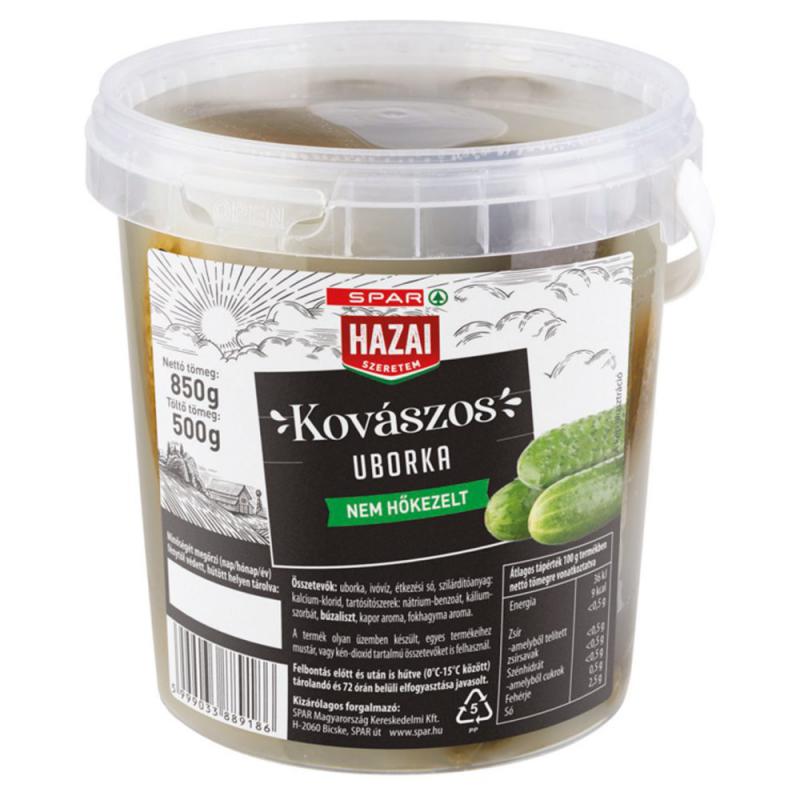 SPAR Hazai Szeretem kovászos uborka 850 g