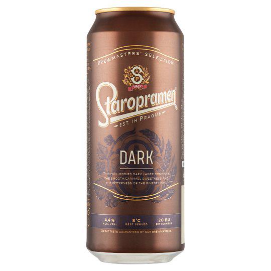 Staropramen Dark minőségi barna sör 4,4% 0,5 l