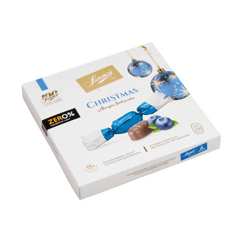 Szerencsi Zero% Christmas áfonyás szaloncukor 250 g