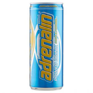 Adrenalin Power Drink Tutti-Frutti ízű szénsavas üdítőital 6 vitaminnal, koffeinnel 250 ml