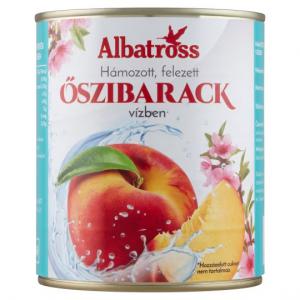 Albatross hámozott, felezett őszibarack vízben 820 g