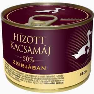 Hízott Kacsamáj zsírjában konzerv 180g