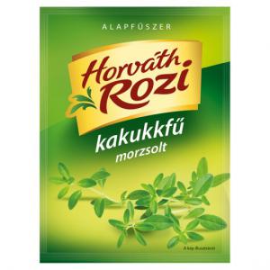 Horváth Rozi morzsolt, szárított kakukkfű